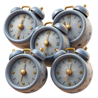 elegant rustic Repeating Clock Pattern Seamless Design Cutout detailed png