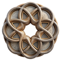 beautiful vintage Repeating Geometric Pattern Time Loop Isolated high resolution png