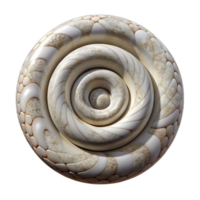 beautiful modern Repeating Spiral Pattern Time Loop Isolated authentic png