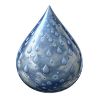 serene artistic Repeating Water Droplet Pattern Time Loop Transparent Background premium png