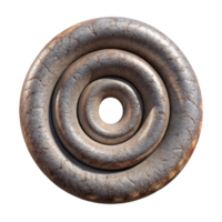 stunning creative Repeating Spiral Pattern Time Loop Isolated png