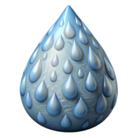 dramatic traditional Repeating Water Droplet Pattern Time Loop Transparent Background professional png