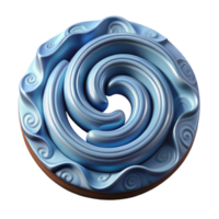 dramatic creative Repeating Wave Pattern Time Loop Cutout genuine png