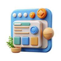beautiful creative Responsive Interface User Interaction Design Cutout high resolution png