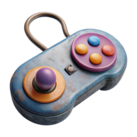 impressive artistic Retro Game Controller Cutout with Directional Pad high resolution png
