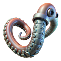 wonderful vintage Robotic Tentacle Reaching Outward Transparent Background authentic png