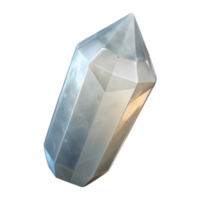 impressive minimalist Rock Crystal Clear Quartz Point Transparent Background detailed png