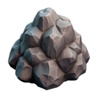 elegant rustic Rock Formation Transparent Background Isolated Element high quality png