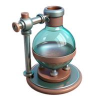 impressive abstract Rotary Evaporator Angled View Cutout Transparent Background high resolution png