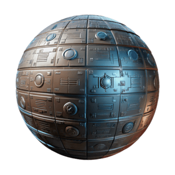 mooi abstract roterend gebied met algoritme code geïsoleerd element gedetailleerd png