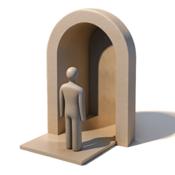 impressionante tradicional sombra figura dentro porta transparente fundo genuíno png