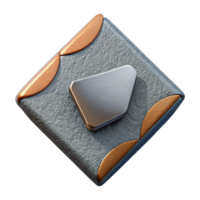 beautiful creative Shape Memory Alloy Fabric Folded Isolated Element genuine png