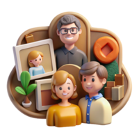 wonderful rustic Sharing Memories and Stories Cutout high quality png