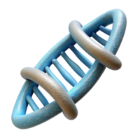 serene rustic Side View Dna Molecule Isolated on White exclusive png