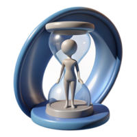 wonderful classic Silhouette Figure Trapped in Time Loop Cutout png