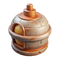 stunning rustic Sla 3d Printer Resin Tank Isolated exclusive png