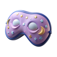 wonderful abstract Sleeping Mask with Celestial Pattern Transparent Background exclusive png