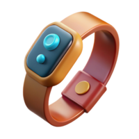 impressive abstract Smart Bracelet Activity Tracking Display Isolated Element high quality png