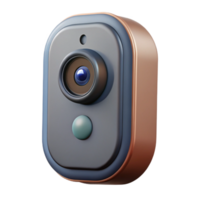 impressive contemporary Smart Doorbell Camera Wide Angle Lens Isolated Element high resolution png