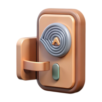 wonderful minimalist Smart Door Lock Fingerprint Access Enabled Transparent Background authentic png
