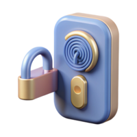 stunning traditional Smart Door Lock Fingerprint Access Enabled Transparent Background authentic png