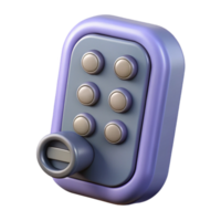 extraordinary classic Smart Door Lock Keypad Entry Option Isolated Element exclusive png