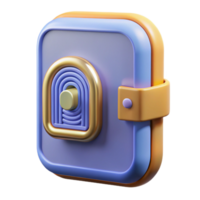 stunning vintage Smart Door Lock Fingerprint Access Enabled Transparent Background authentic png
