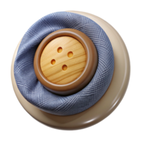 wonderful artistic Smart Fabric Button Detail Transparent Background authentic png