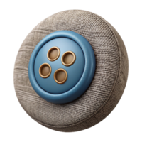 serene rustic Smart Fabric Button Panel Isolated high resolution png