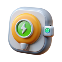serene artistic Smart Home Energy Management System Display Isolated Element professional png
