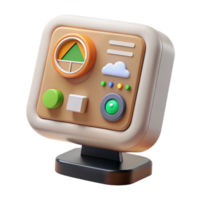 wonderful traditional Smart Home Hub Energy Monitoring Display Transparent Background high resolution png