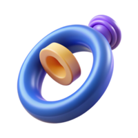 extraordinary creative Smart Ring Vibrating Notification Isolated Element authentic png