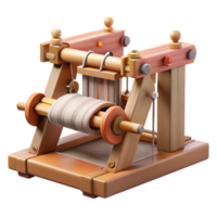 wonderful artistic Smart Textile Loom Mechanism Isolated original png