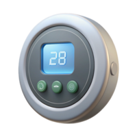 extraordinary artistic Smart Thermostat Digital Display Isolated high resolution png