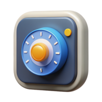 extraordinary contemporary Smart Thermostat Schedule Setting Display Isolated Element authentic png
