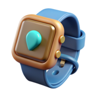 vibrant contemporary Smartwatch Notification Icon Display Isolated high resolution png