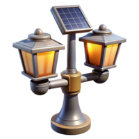 stunning rustic Solar Powered Street Lights with Isolated Elements genuine png