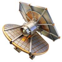 dramatic minimalist Spacecraft with Solar Sails Transparent png