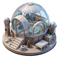 vibrant modern Space Habitat Recreation Area Transparent genuine png