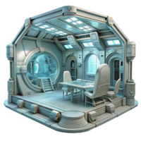 stunning creative Space Station Interior Transparent authentic png