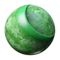 serene creative Space Time Curvature Bending Light Green Cutout authentic png