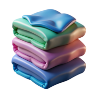 magnificent abstract Stack of Folded Clothes Neutral Tones original png