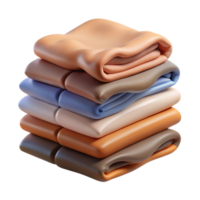 wonderful classic Stack of Folded Clothes Neutral Tones authentic png