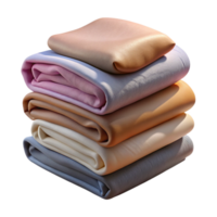 vibrant abstract Stack of Folded Clothes Neutral Tones exclusive png
