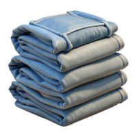 impressive artistic Stack of Folded Jeans Neutral Colors Cutout Element high resolution png