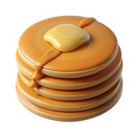 magnificent abstract Stack of Pancakes Top View Cutout high resolution png
