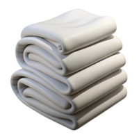 impressive abstract Stack of White Towels Folded Neatly Cutout Element professional png