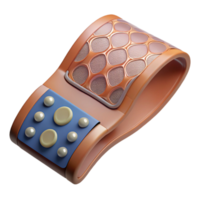lindo minimalista elástico bio sensor matriz transparente fundo autêntico png