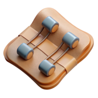 stunning rustic Stretchable Sensor Array Closeup Isolated Transparent png