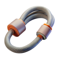 elegant minimalist Stretchable Sensor Cable Transparent Background high resolution png